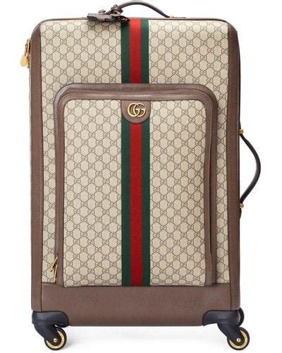 fashion suitcases gucci|Gucci large suitcase.